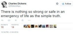 Charles Dickens tweet
