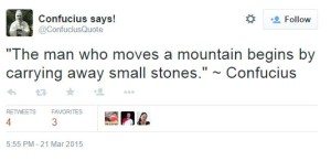 Confucius tweet