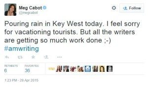 Meg Cabot tweet