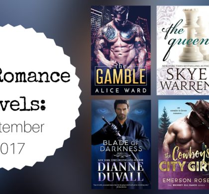 New Romance Novels: September 2017