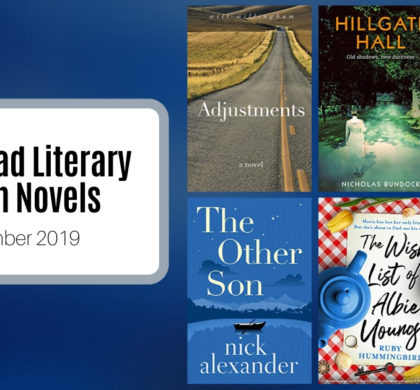 Must Read Literary Fiction Novels | November 2019