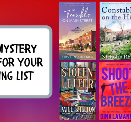 New Cozy Mystery Books For Your Reading List | Spring 2020