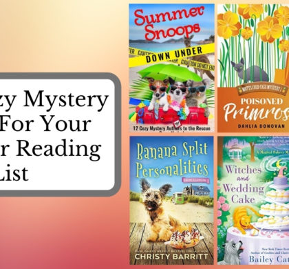 New Cozy Mystery Books For Your Summer Reading List | 2020