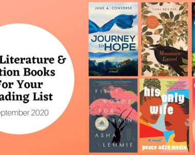 New Literature & Fiction Books For Your Reading List | September 2020