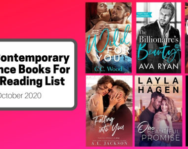 New Contemporary Romance Books For Your Reading List | October 2020