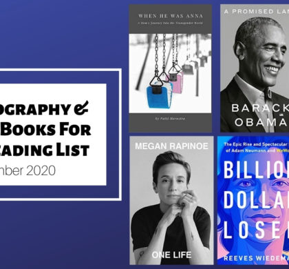 New Biography & Memoir Books For Your Reading List | November 2020