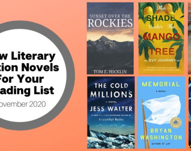 New Literary Fiction Novels For Your Reading List | November 2020