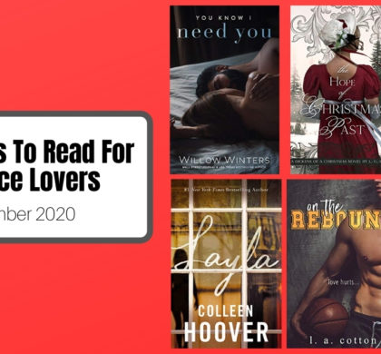 New Books To Read For Romance Lovers | December 2020