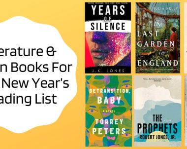 Literature & Fiction Books For Your New Year’s Reading List | 2021