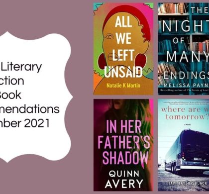 New Literary Fiction Book Recommendations | November 2021