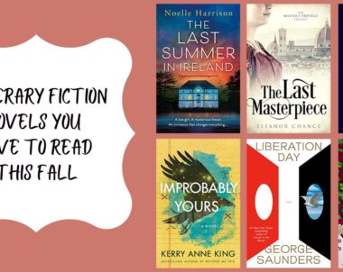 Literary Fiction Novels You Have to Read This Fall