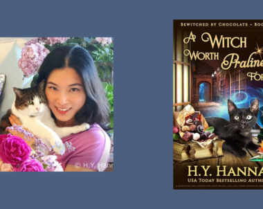 Interview with H.Y. Hanna, Author of A Witch Worth Praline For (Bewitched by Chocolate Mysteries Book 8)