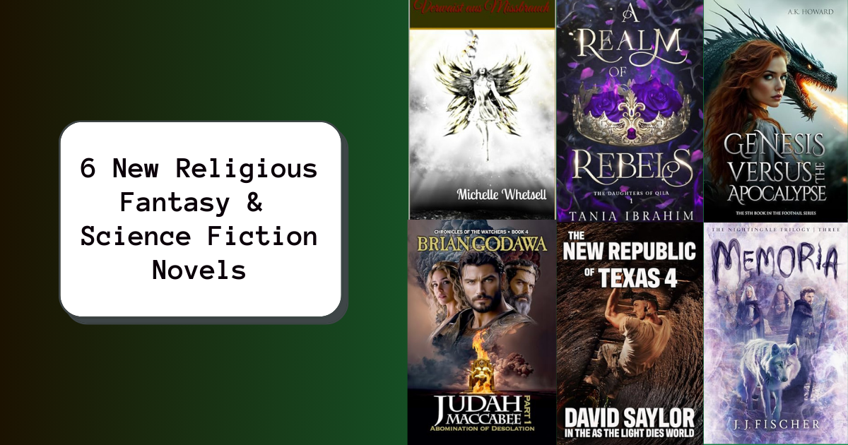 6 New Religious Fantasy & Science Fiction Novels NewInBooks